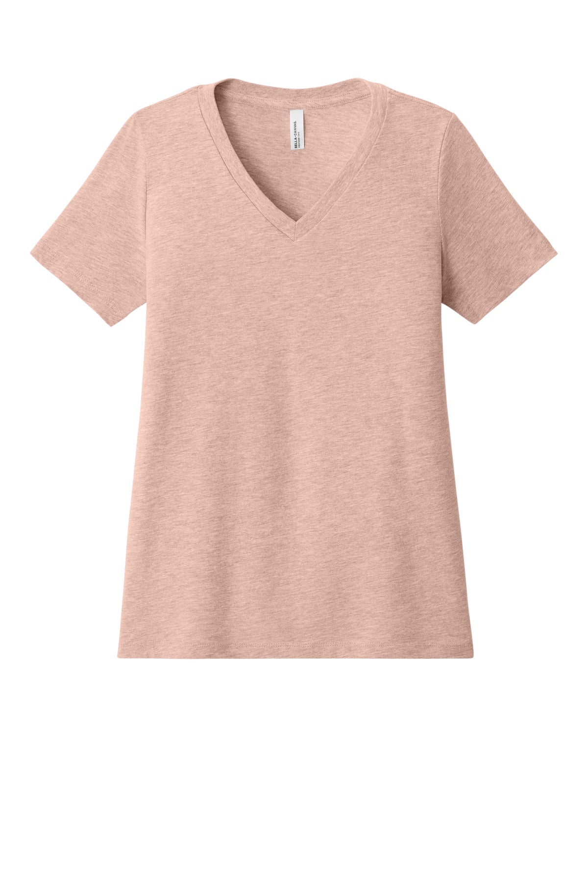 BELLA+CANVAS ® Women's Relaxed Heather CVC V-Neck Tee BC6405CVC - Bella + Canvas BC6405CVC