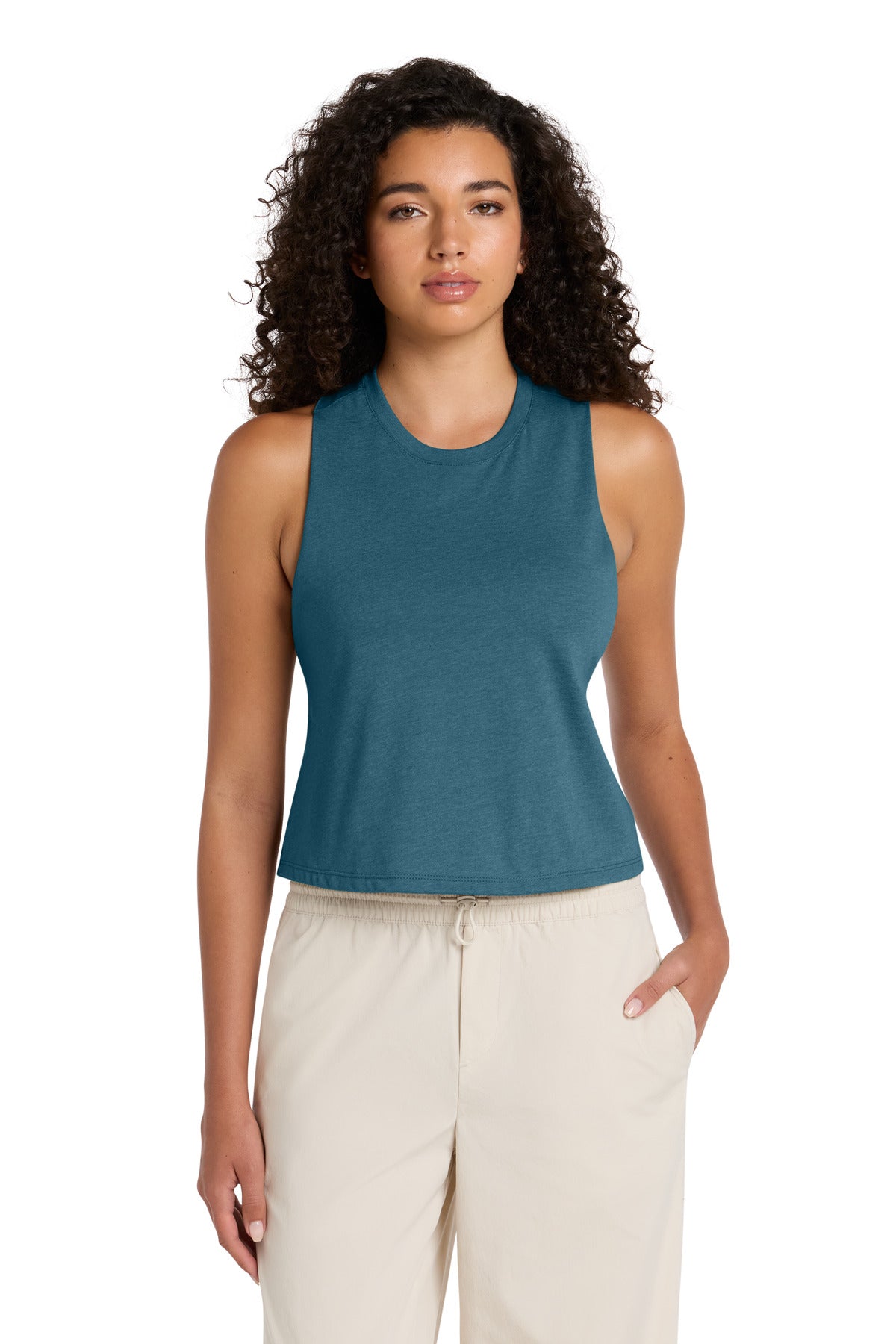 Joe's USA Premium Women's Racerback Cropped Tank