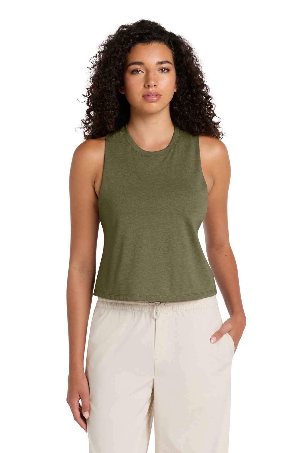 Joe's USA Premium Women's Racerback Cropped Tank