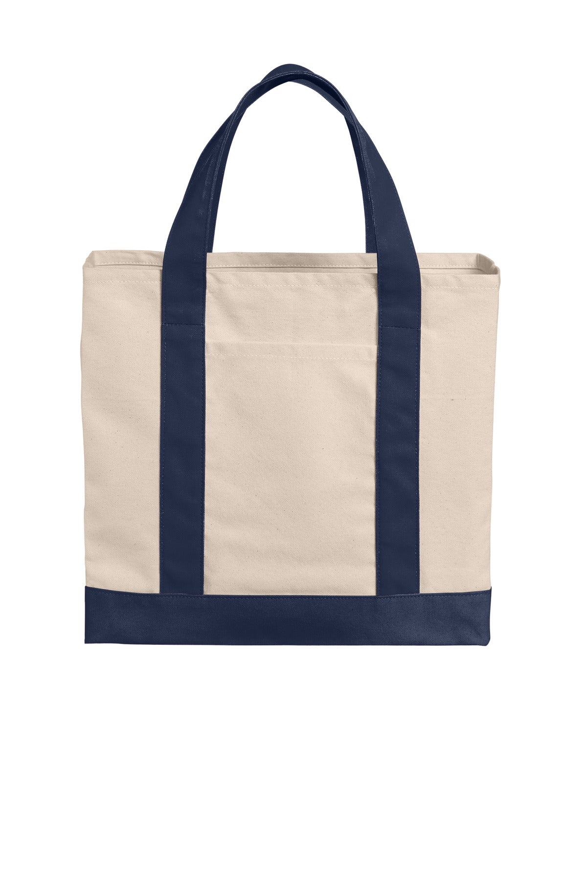 Port Authority BG429 Cotton Canvas Two-Tone Tote