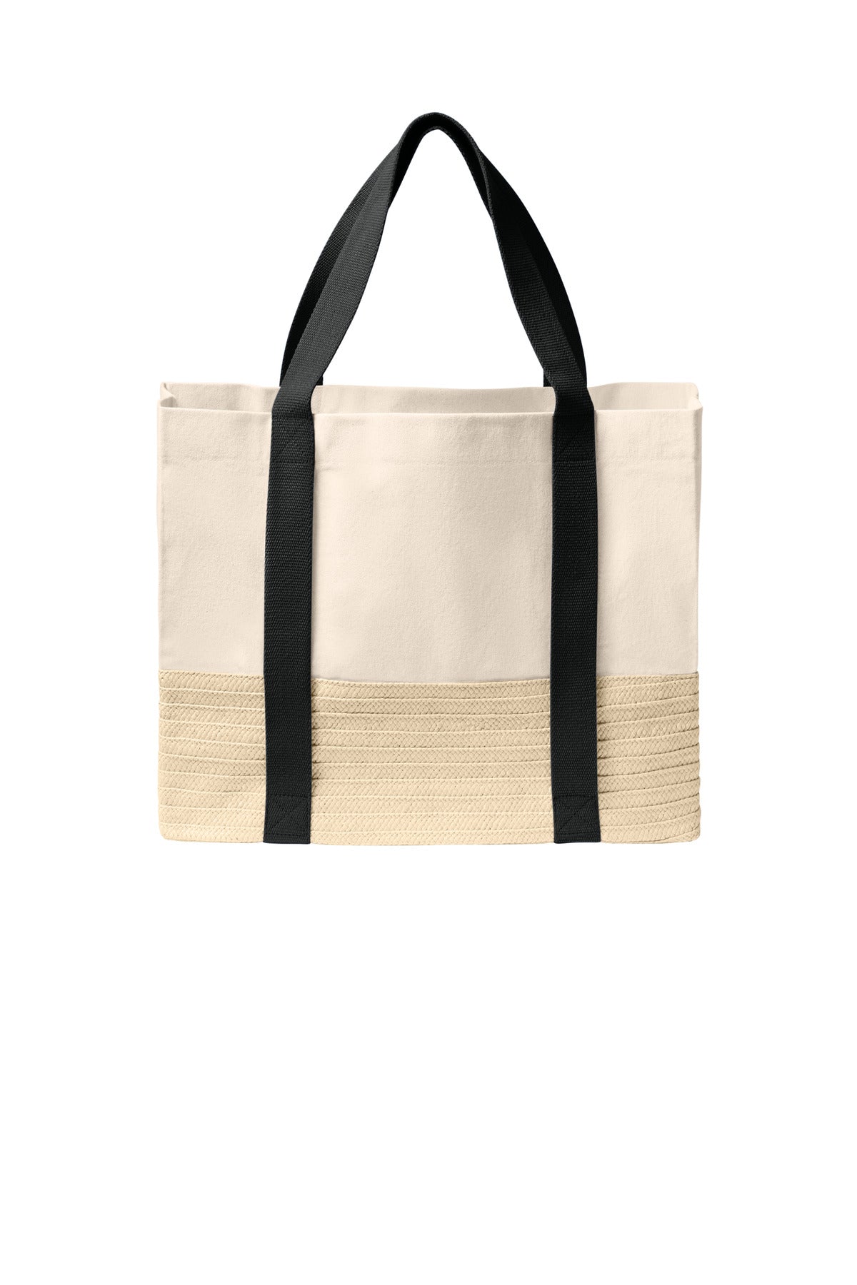 Port Authority ® Straw Market Tote BG450 - Port Authority BG450