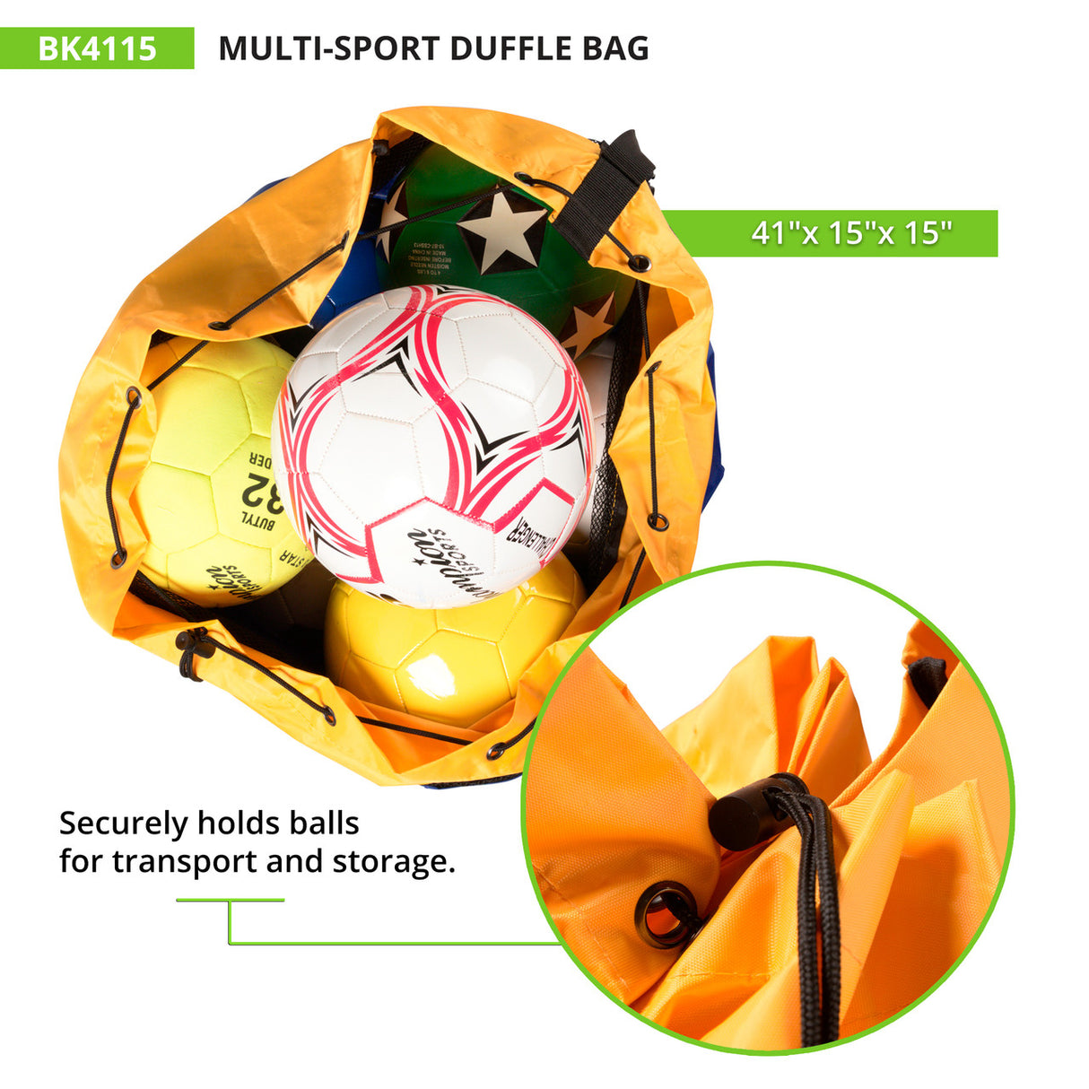 Champion Sports MULTI-SPORT DUFFEL BAG