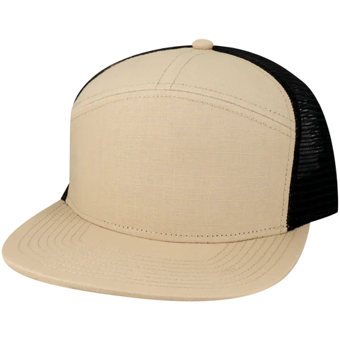 Legacy H7FB Hopback 7-Panel Flat Brim Trucker Hat - Wholesale