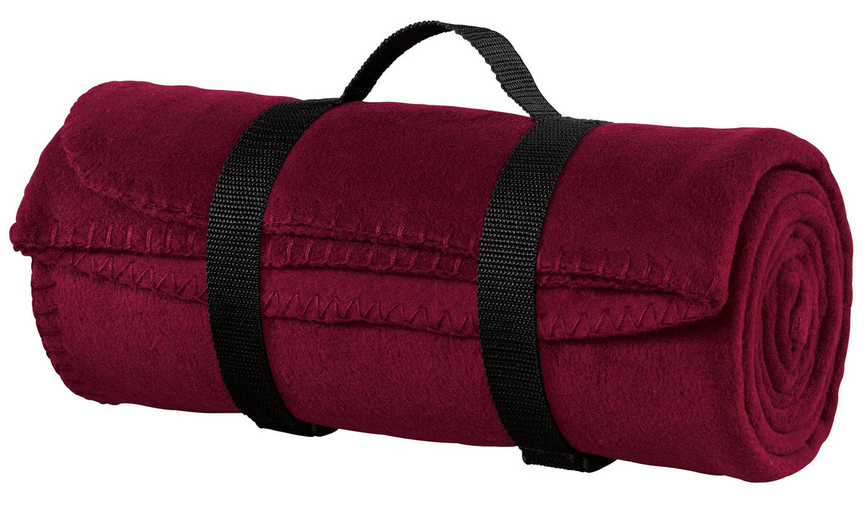 Port Authority BP10 Value Fleece Blanket with Strap