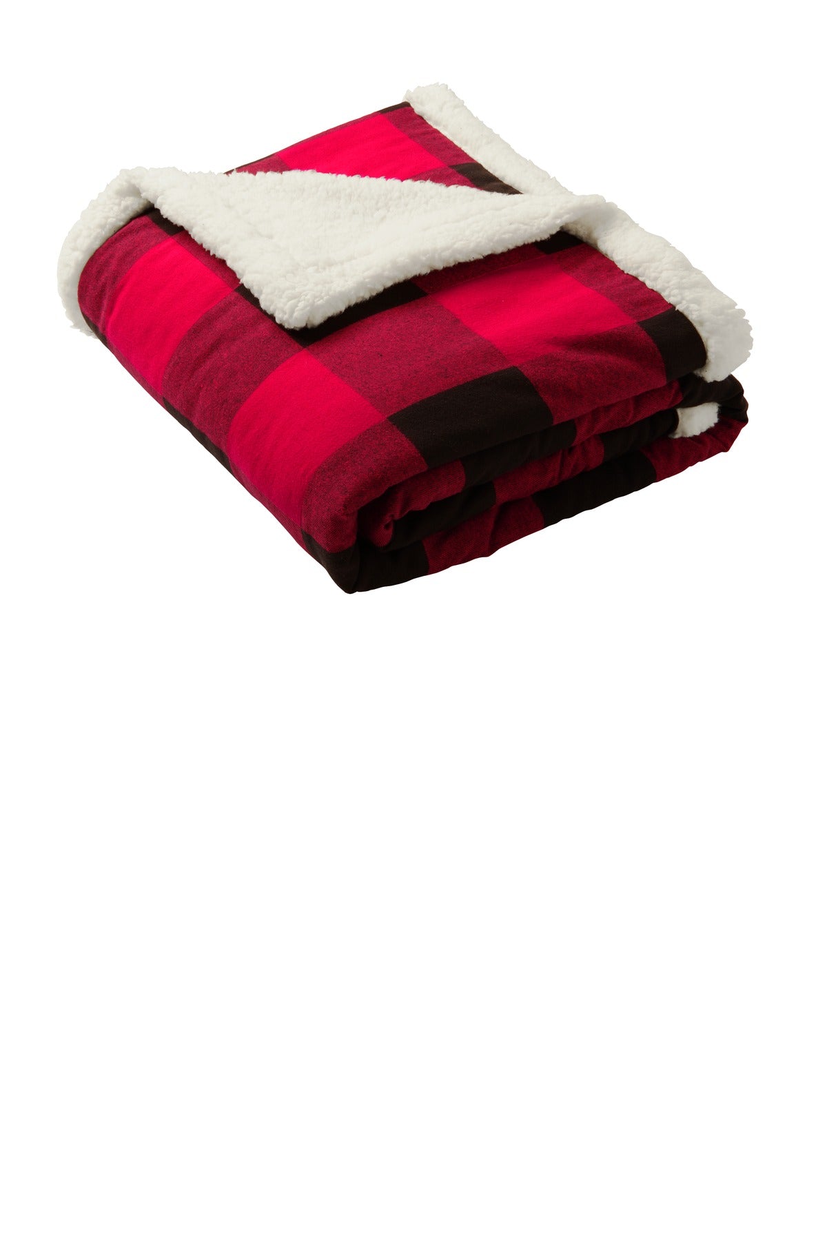 Port Authority ® Flannel Sherpa Blanket. BP43 - Port Authority BP43