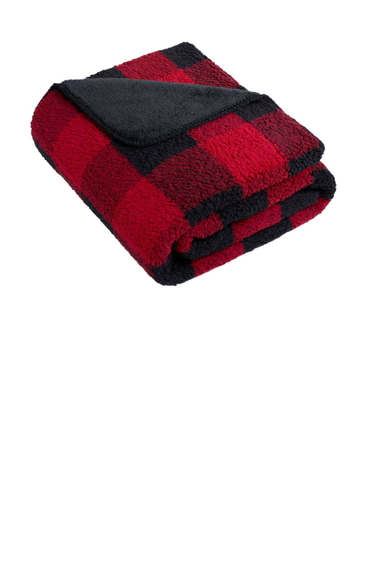 Port Authority ® Double-Sided Sherpa/Plush Blanket BP48 - Port Authority BP48