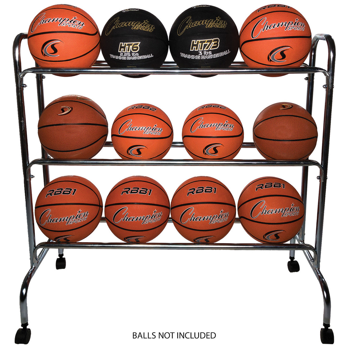 12-BALL POWDER-COATED CART