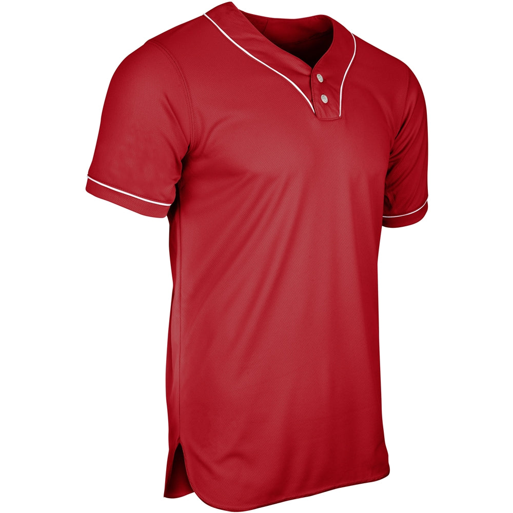 Champro HEATER 2-Button Piped Baseball Jersey | Champro BS42