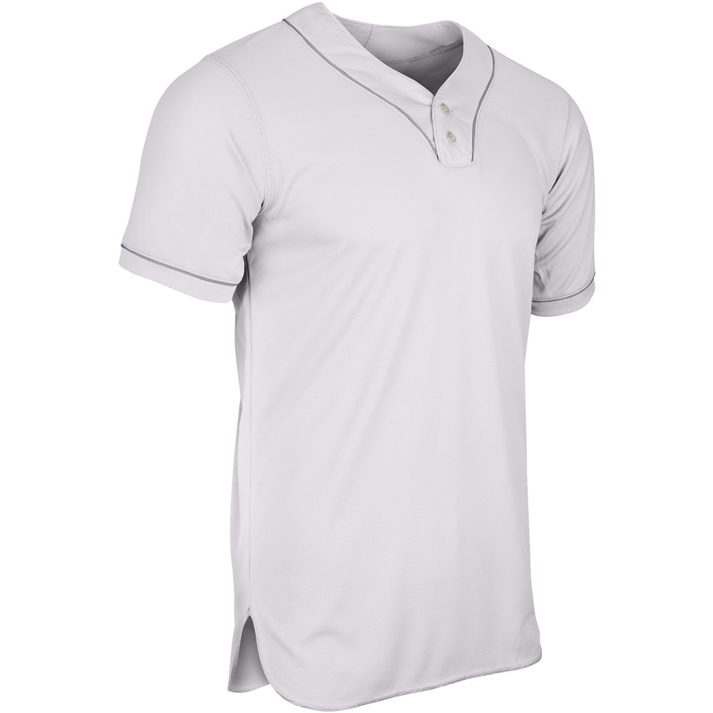 Champro HEATER 2-Button Piped Baseball Jersey | Champro BS42