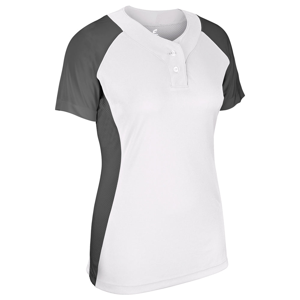 Champro Infinite 2-Button SS Jersey | Champro BS80 Champro WHITEGRAPHITE S