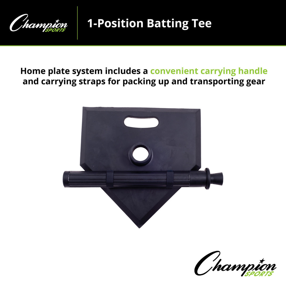 Champion Sports 1-POSITION BATTING TEE