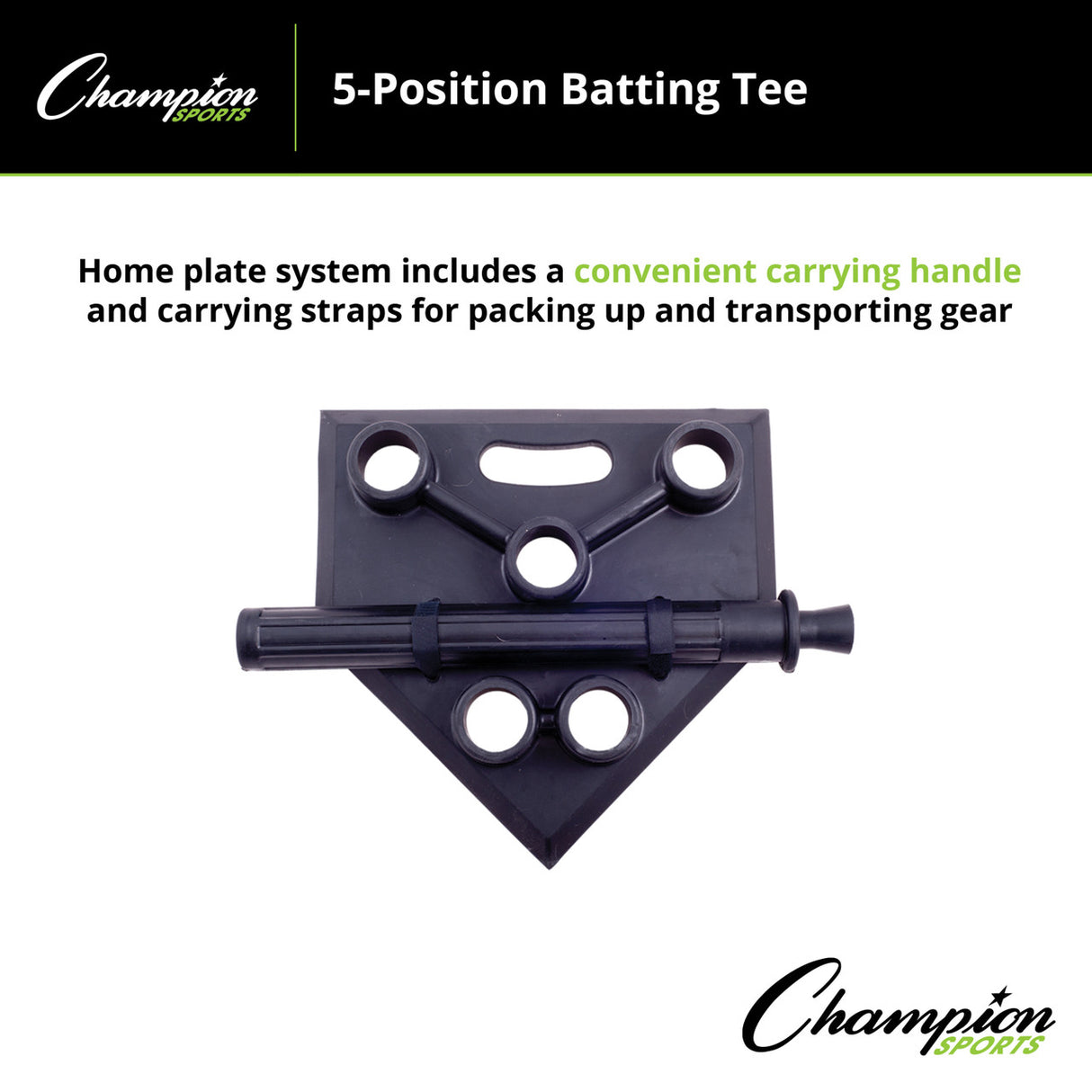 Champion Sports 5-POSITIONS BATTING TEE