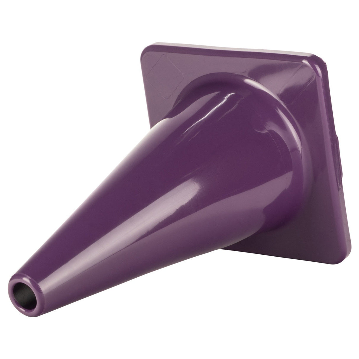 18"H HIGH-VISIBILITY FLEXIBLE VINYL CONE BLUE