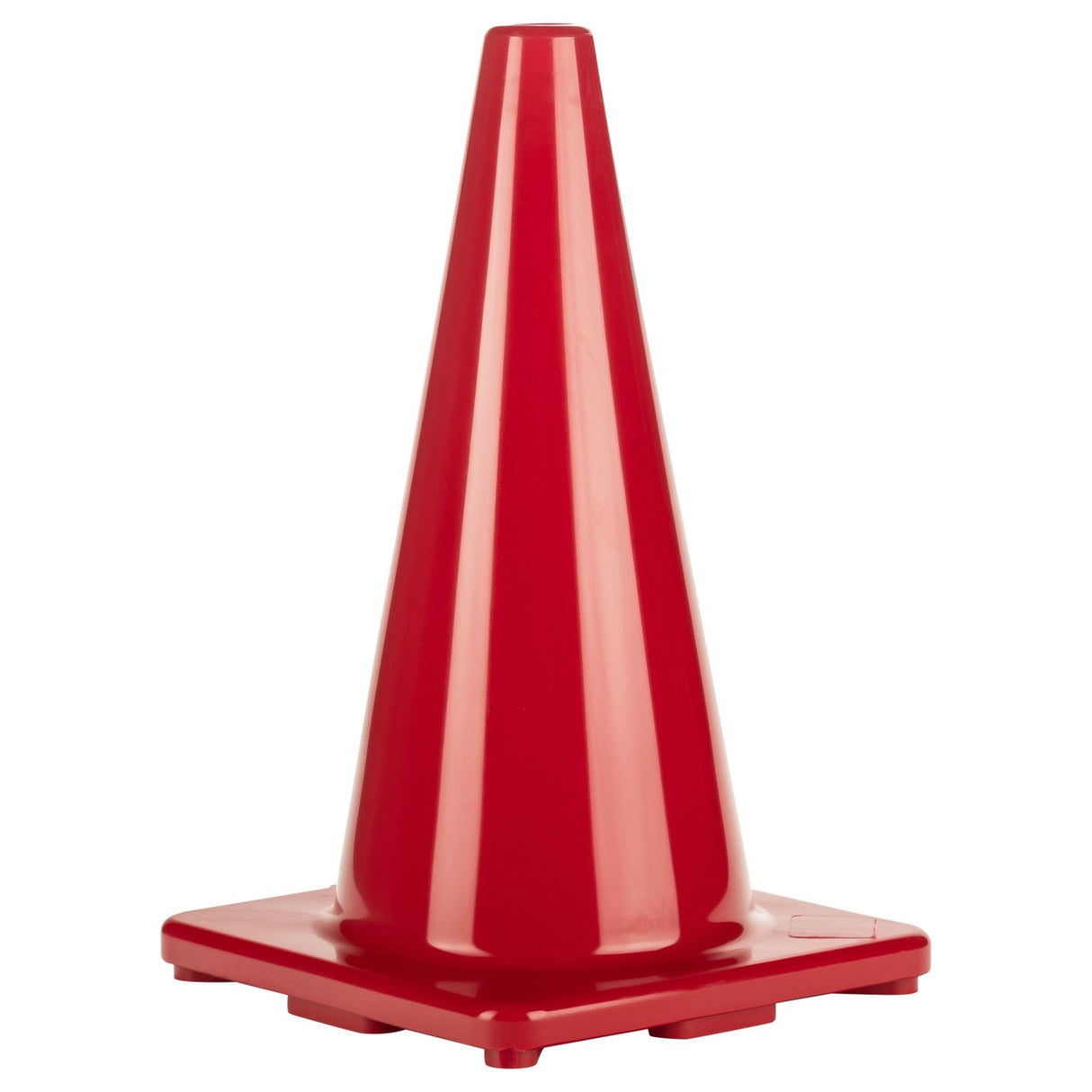 18"H HIGH-VISIBILITY FLEXIBLE VINYL CONE BLUE