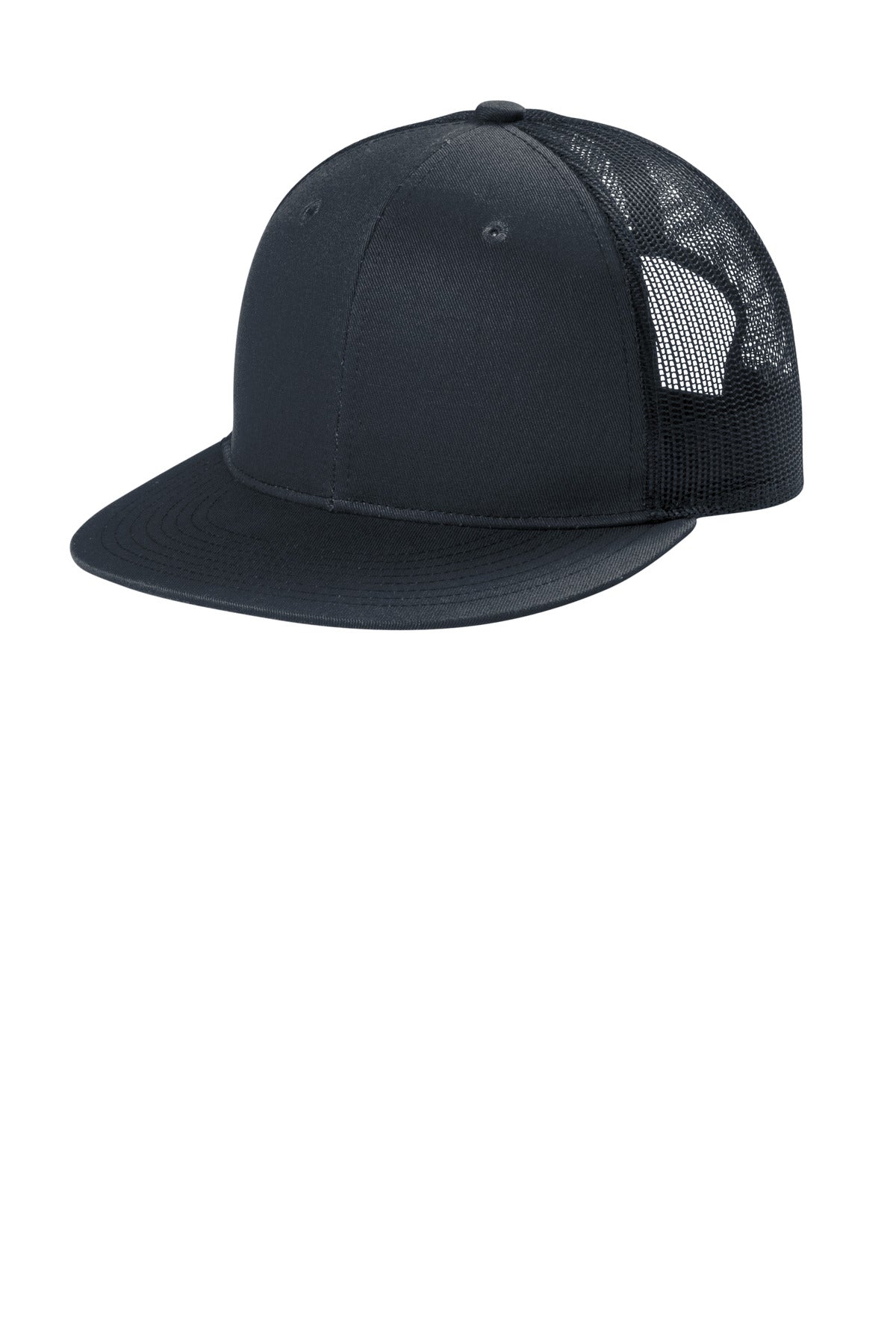 Port Authority C407 Snapback Flat Bill Trucker Cap Wholesale Blank