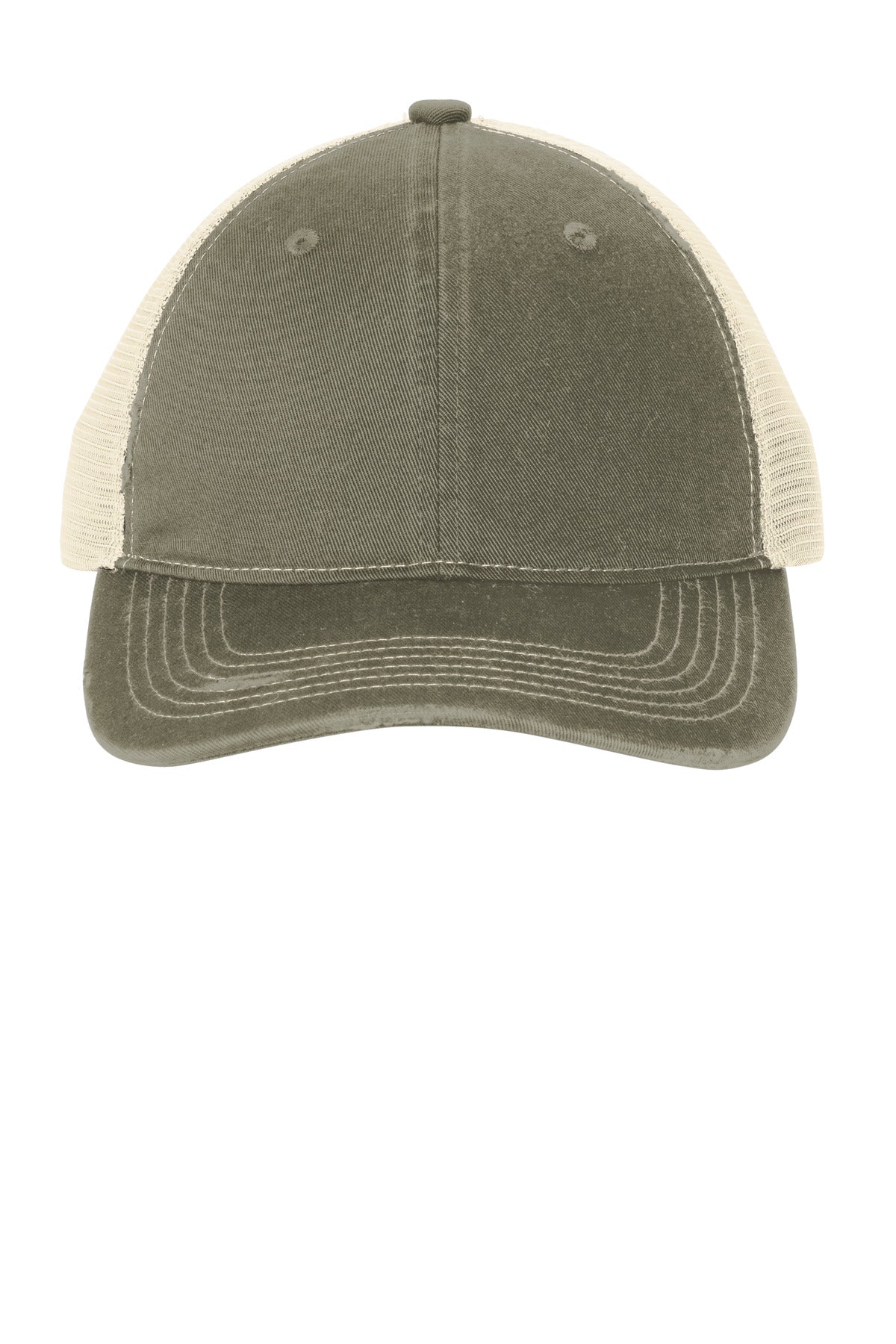 Port Authority C600 Distressed Mesh Back Cap Wholesale Blank