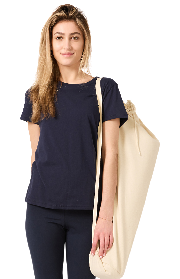 Royal Apparel C720ORG Organic Canvas Yoga Bag - Natural