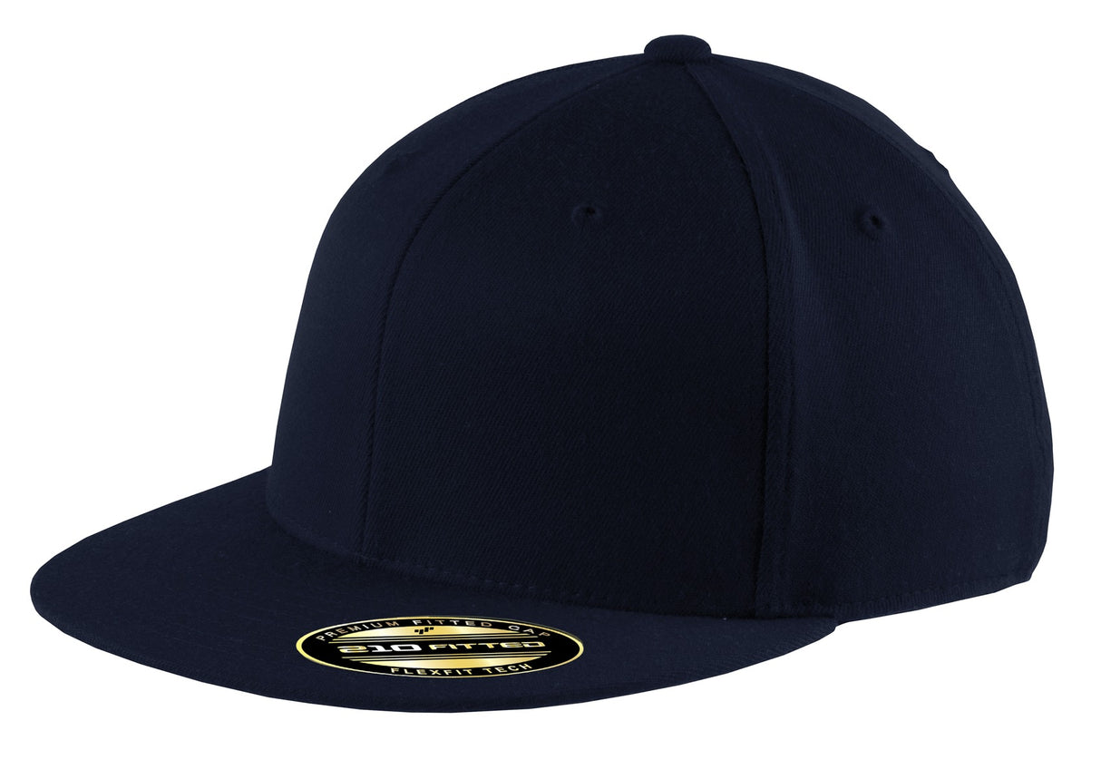Port Authority C808 Flexfit 210 Flat Bill Cap Wholesale Blank