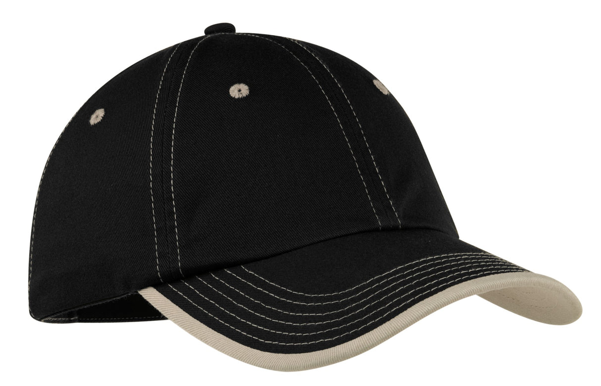Port Authority ® Vintage Washed Contrast Stitch Cap. C835 - Port Authority C835