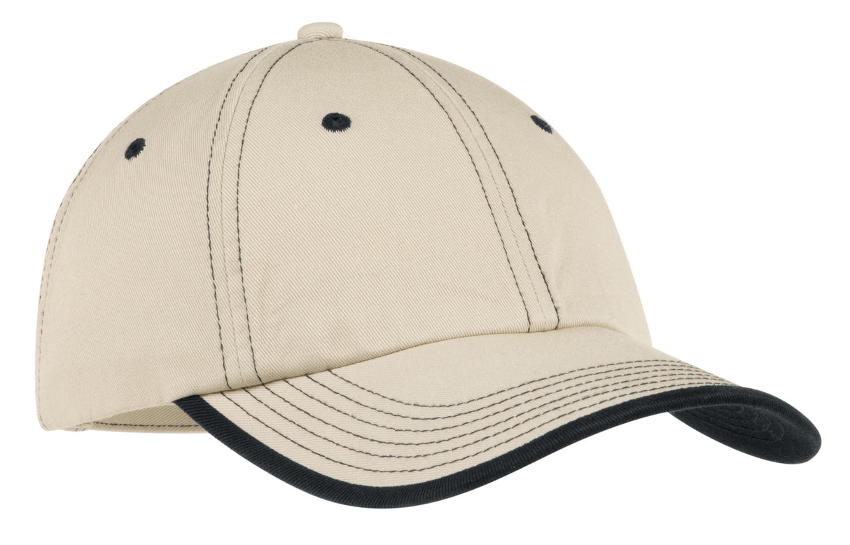 Port Authority ® Vintage Washed Contrast Stitch Cap. C835 - Port Authority C835
