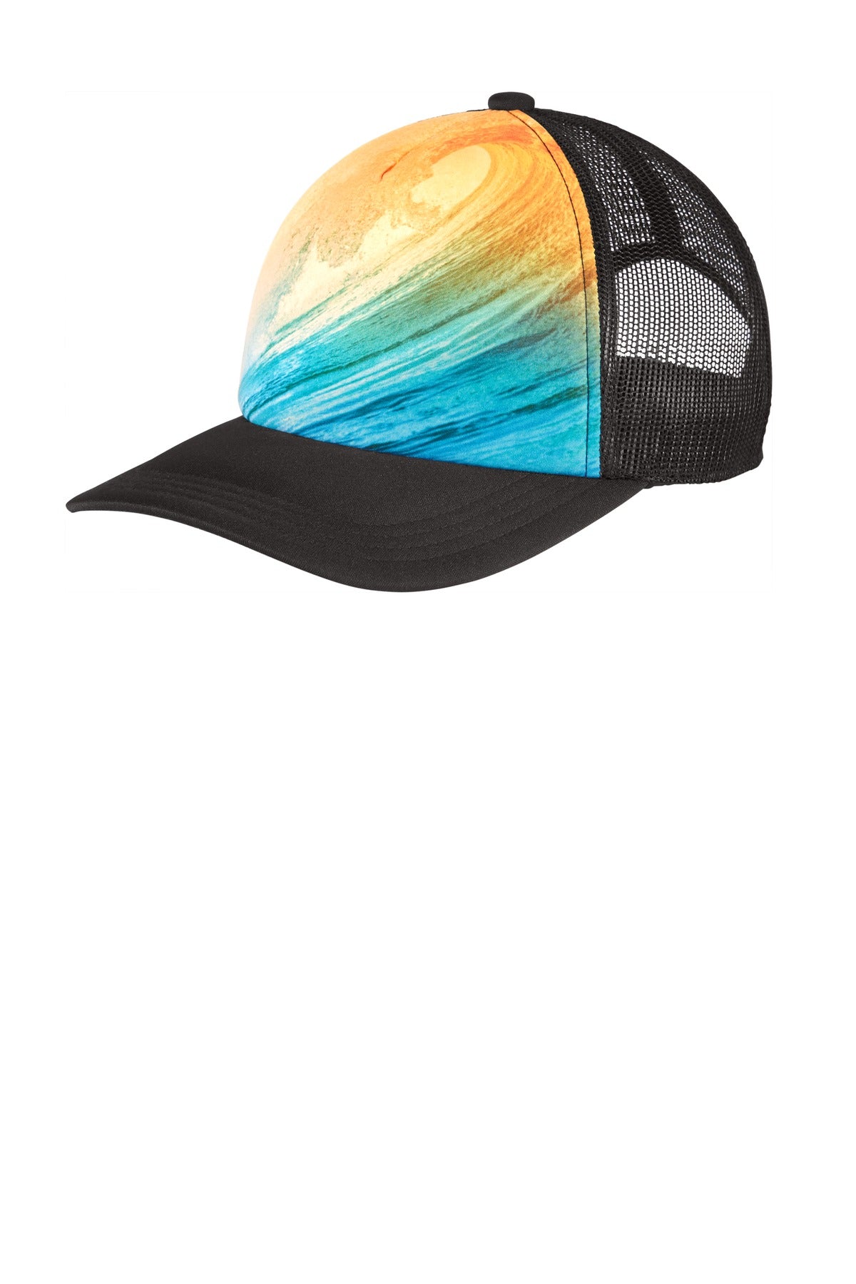 Port Authority C950 Photo Real Snapback Trucker Cap Wholesale Blank