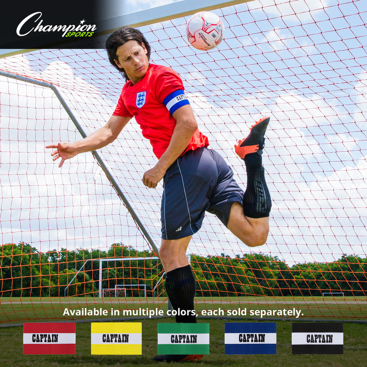 CAPTAIN ARM BAND, ADULT RED