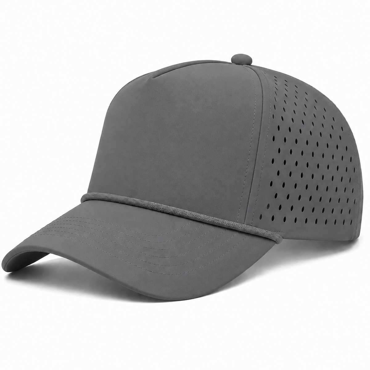 Joe's USA - CATCH FLOW - 5 Panel Perforated Rope Golf Hat