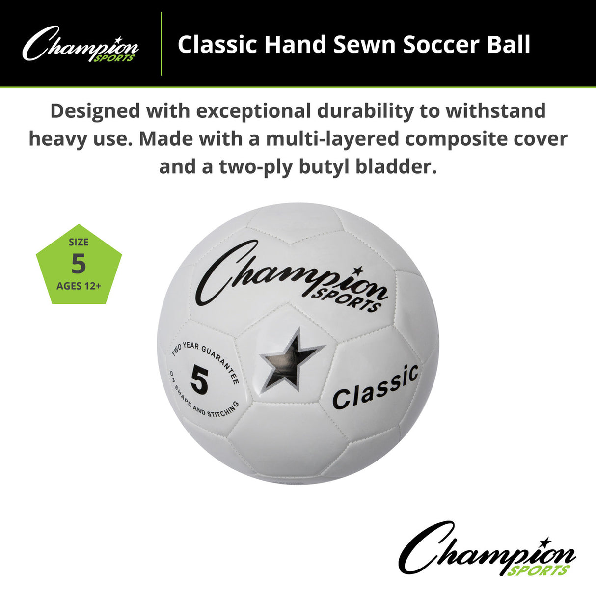 Champion Sports CLASSIC SOCCER BALL