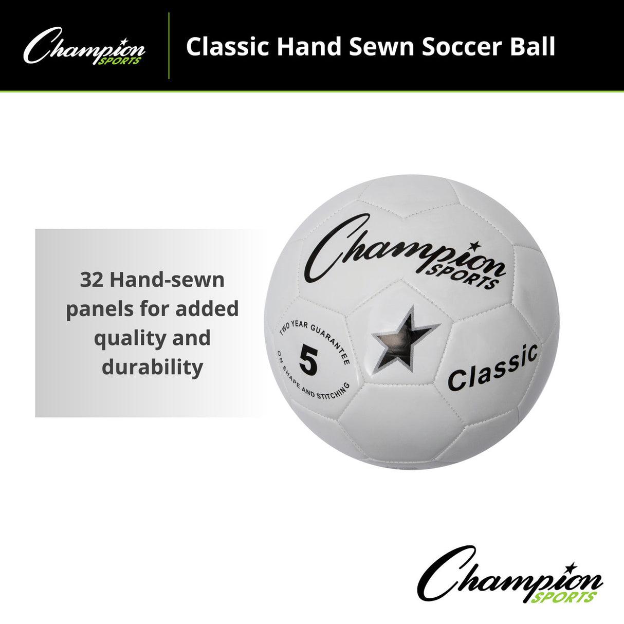 Champion Sports CLASSIC SOCCER BALL