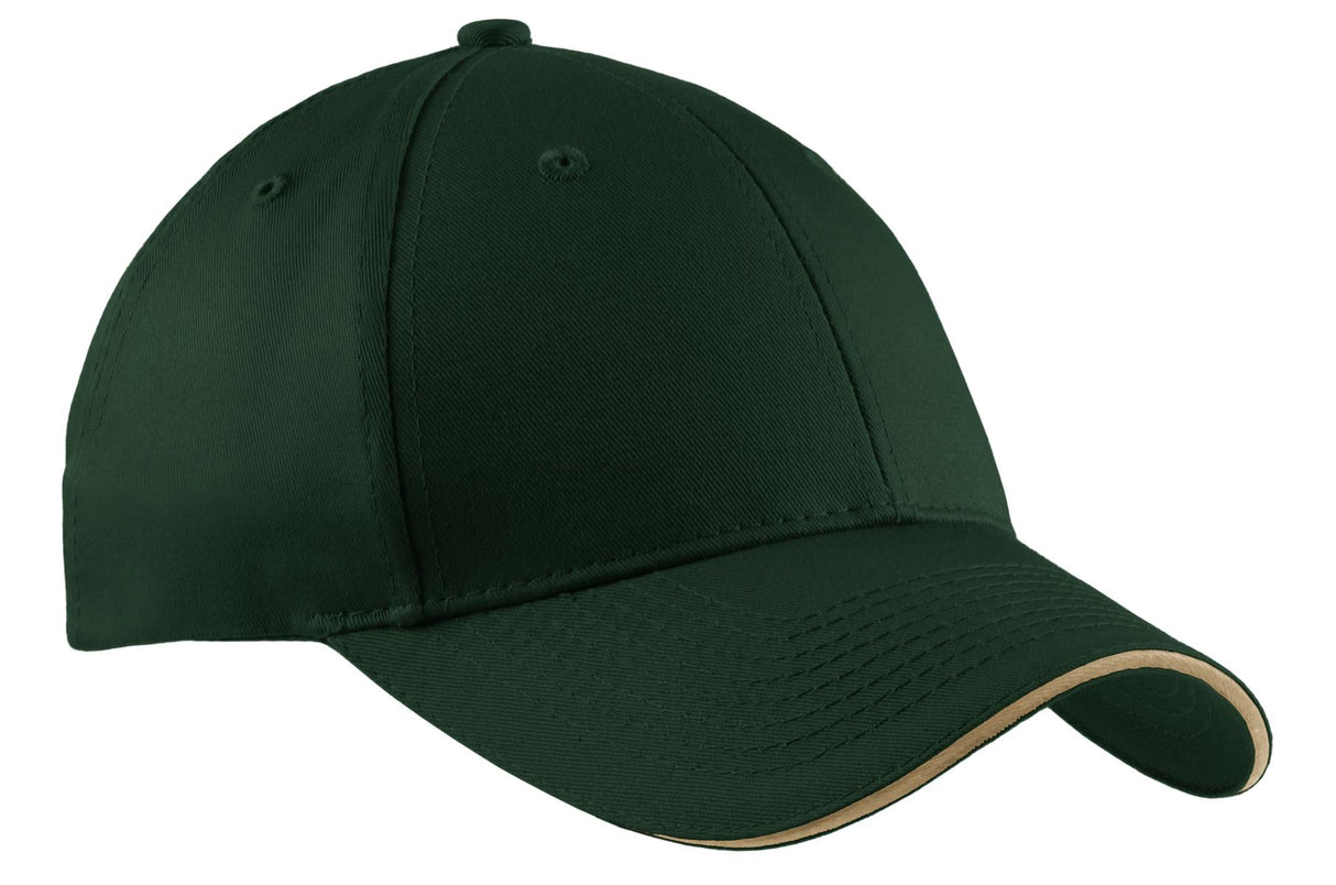 Port Authority ® Cotton Twill Sandwich Bill Cap. CP85 - Port & Company CP85