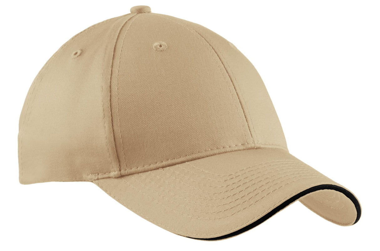 Port & Company CP85 Cotton Twill Sandwich Bill Cap | Port & Co CP85