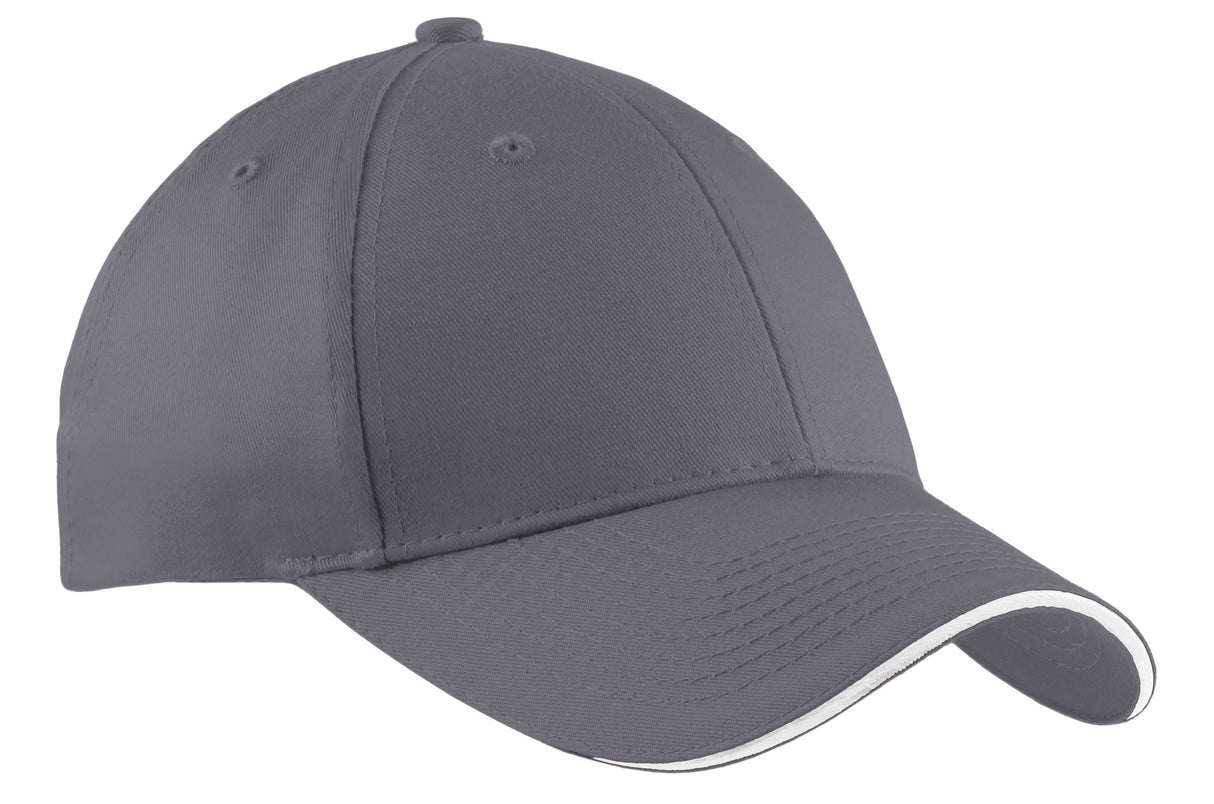 Port & Company CP85 Cotton Twill Sandwich Bill Cap | Port & Co CP85