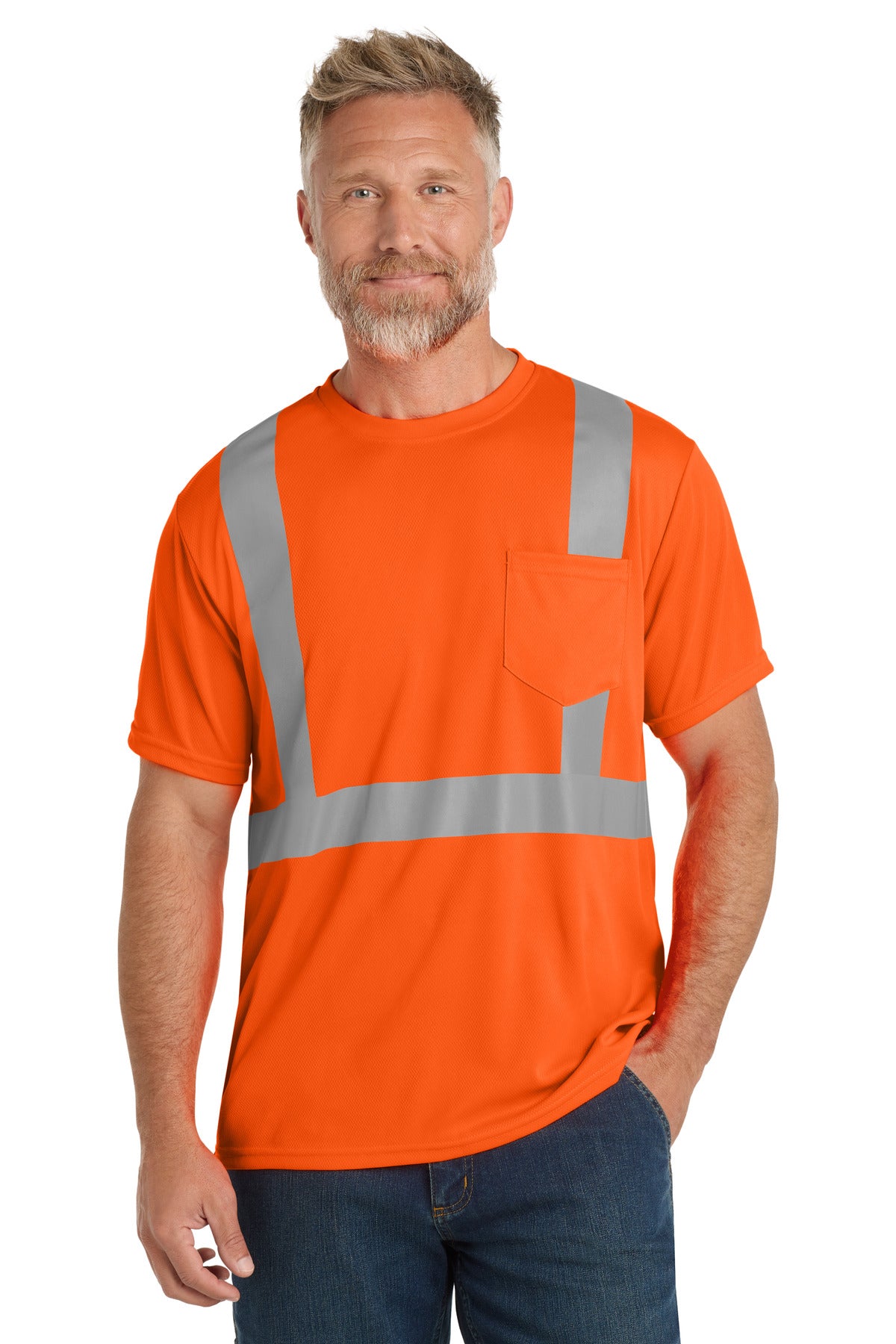 CornerStone 107 CS200 ANSI Class 2 Mesh Tee