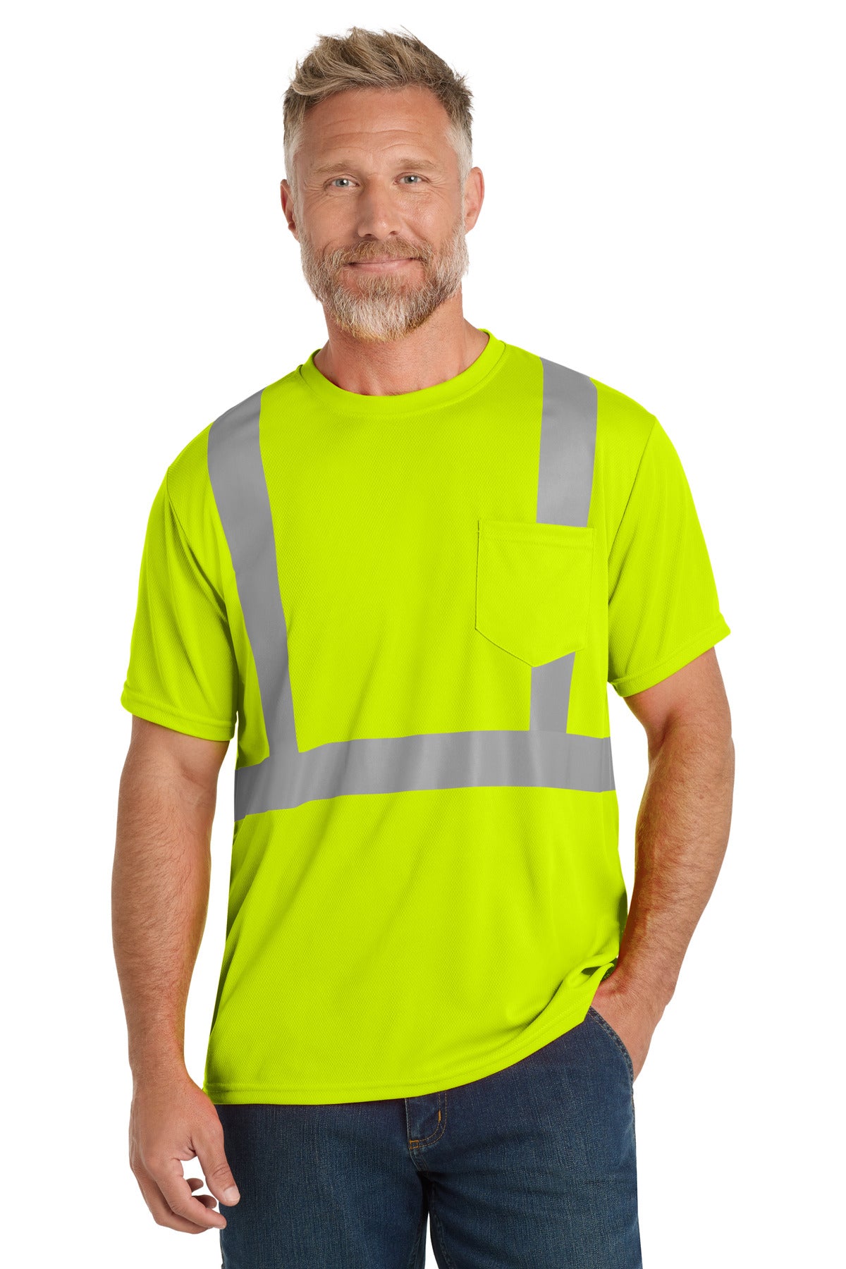 CornerStone 107 CS200 ANSI Class 2 Mesh Tee
