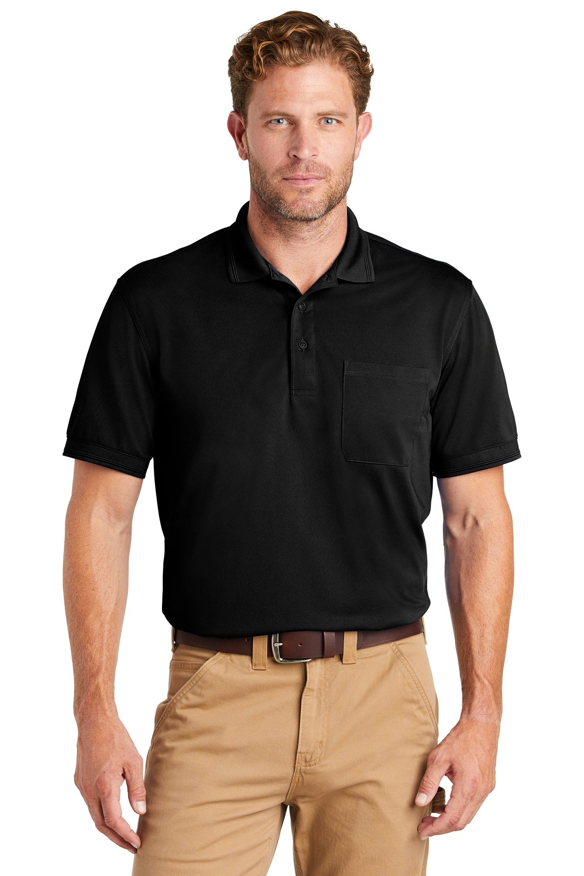 CornerStone ® Industrial Snag-Proof Pique Pocket Polo. CS4020P - CornerStone CS4020P