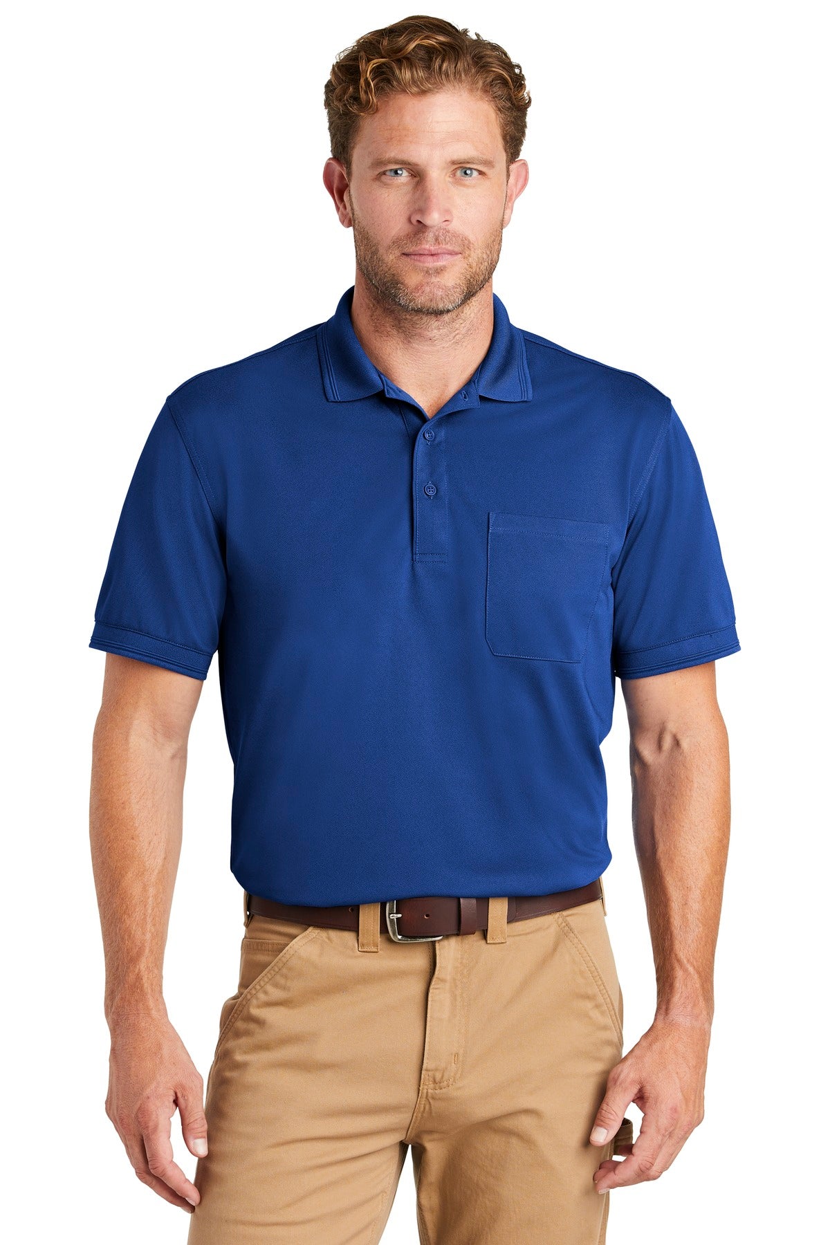 CornerStone ® Industrial Snag-Proof Pique Pocket Polo. CS4020P - CornerStone CS4020P
