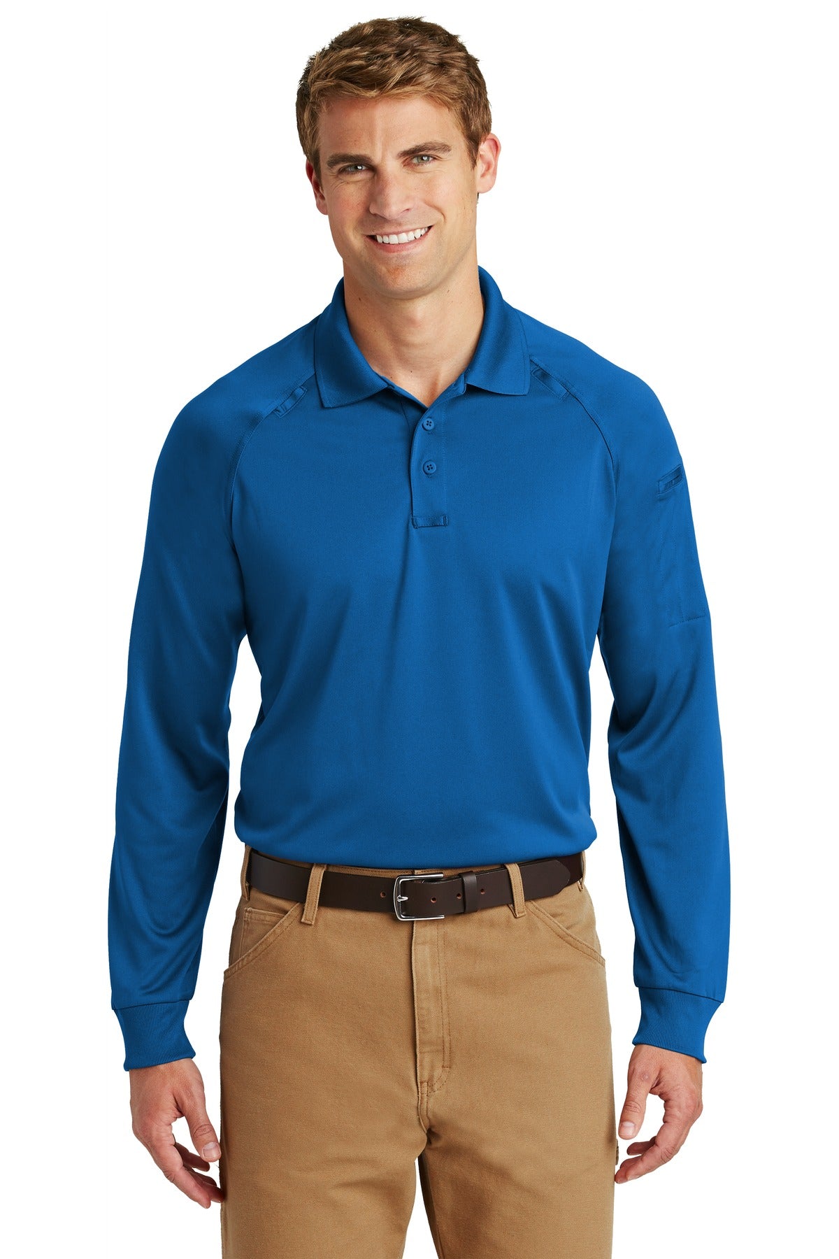 CornerStone CS410LS CornerStone - Select Long Sleeve Snag-Proof Tactical Polo. CS410LS - CornerStone CS410LS