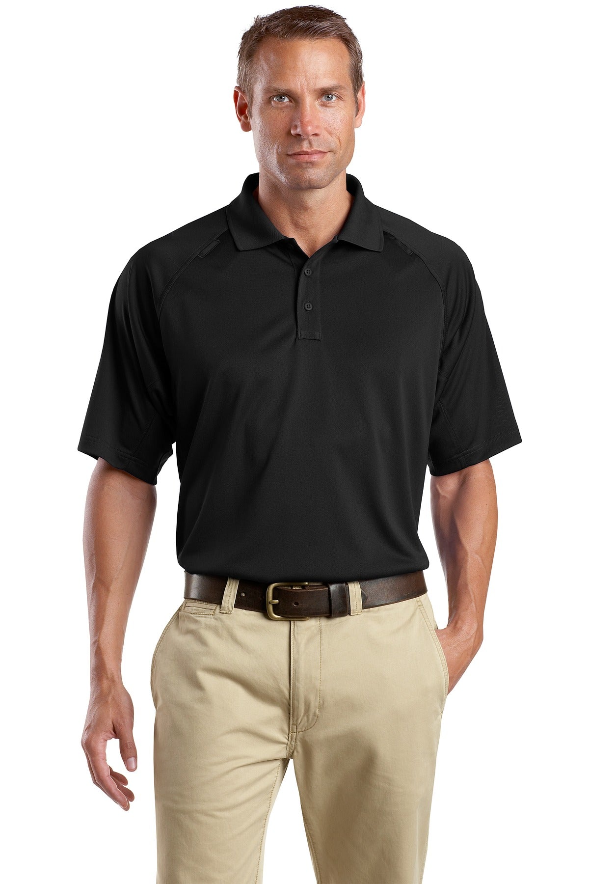 CornerStone ® - Select Snag-Proof Tactical Polo. CS410 - Black - CornerStone CS410