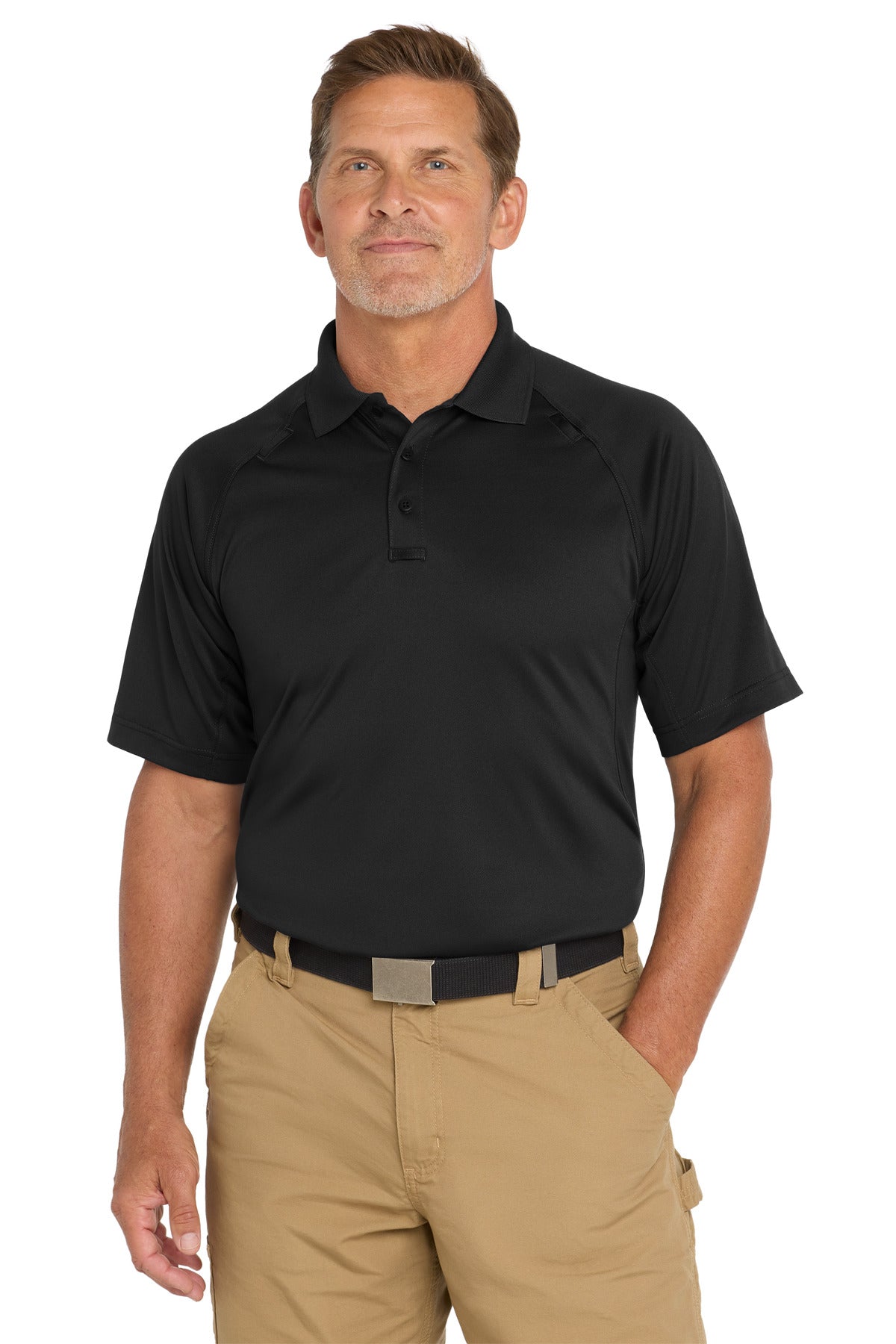 CornerStone CS410 CornerStone - Select Snag-Proof Tactical Polo. CS410 - Black - CornerStone CS410