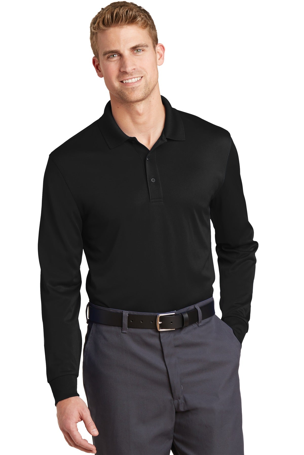 CornerStone ® Select Snag-Proof Long Sleeve Polo. CS412LS - CornerStone CS412LS