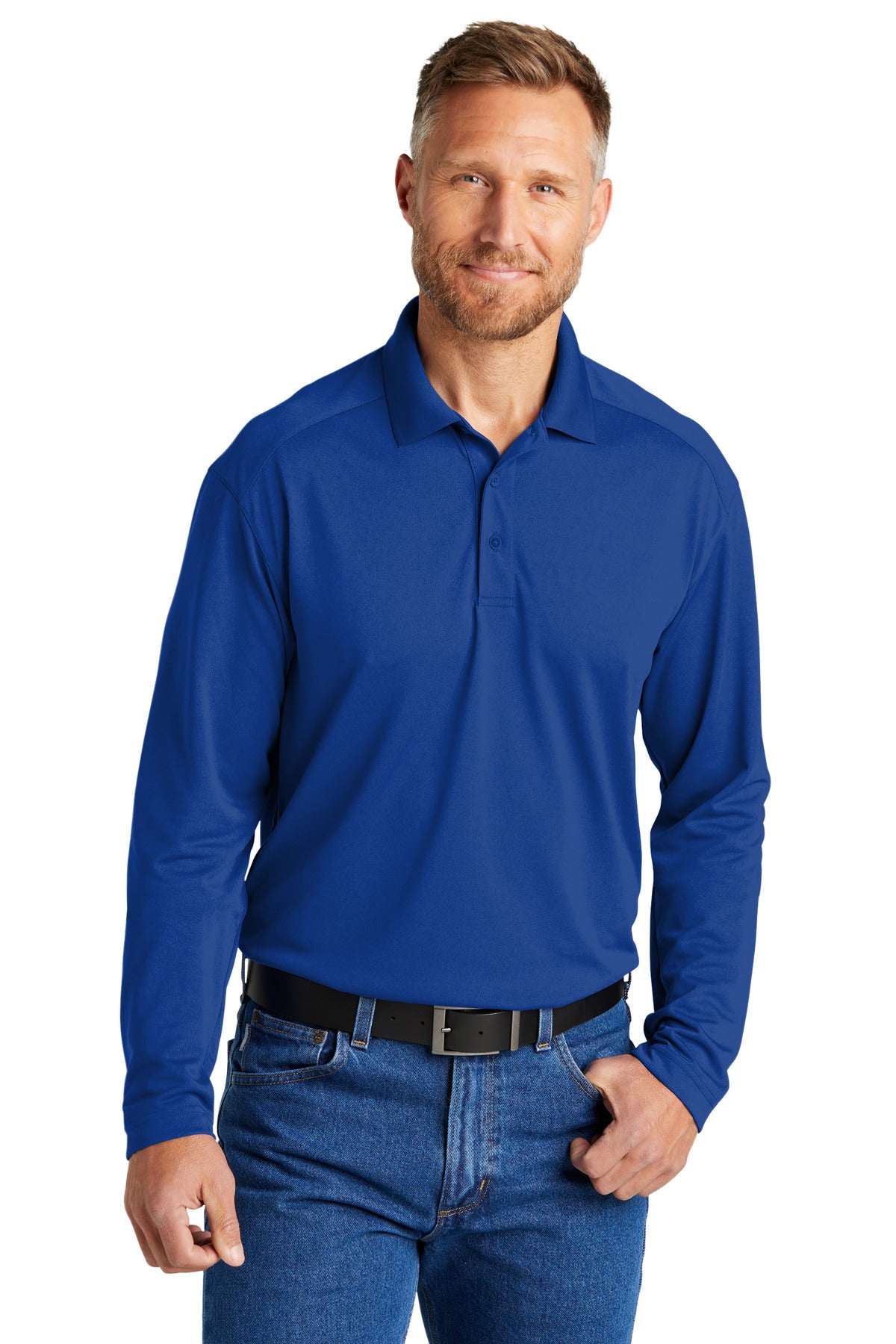 CornerStone ® Select Lightweight Snag-Proof Long Sleeve Polo CS418LS - CornerStone CS418LS