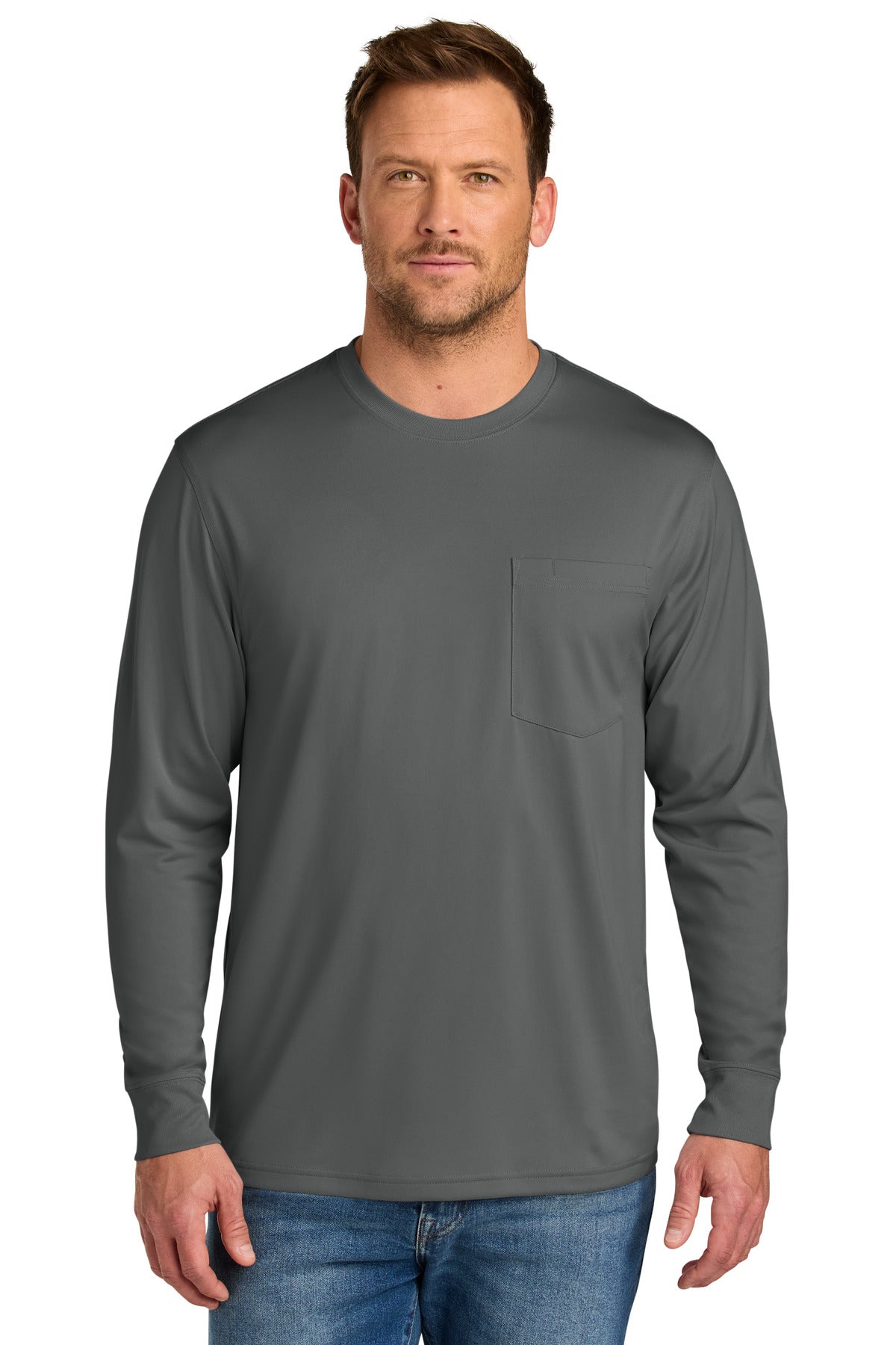 CornerStone CS440LSP Workwear Pro Long Sleeve Pocket Tee