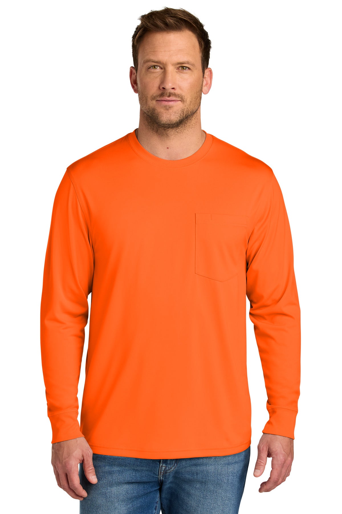 CornerStone CS440LSP Workwear Pro Long Sleeve Pocket Tee