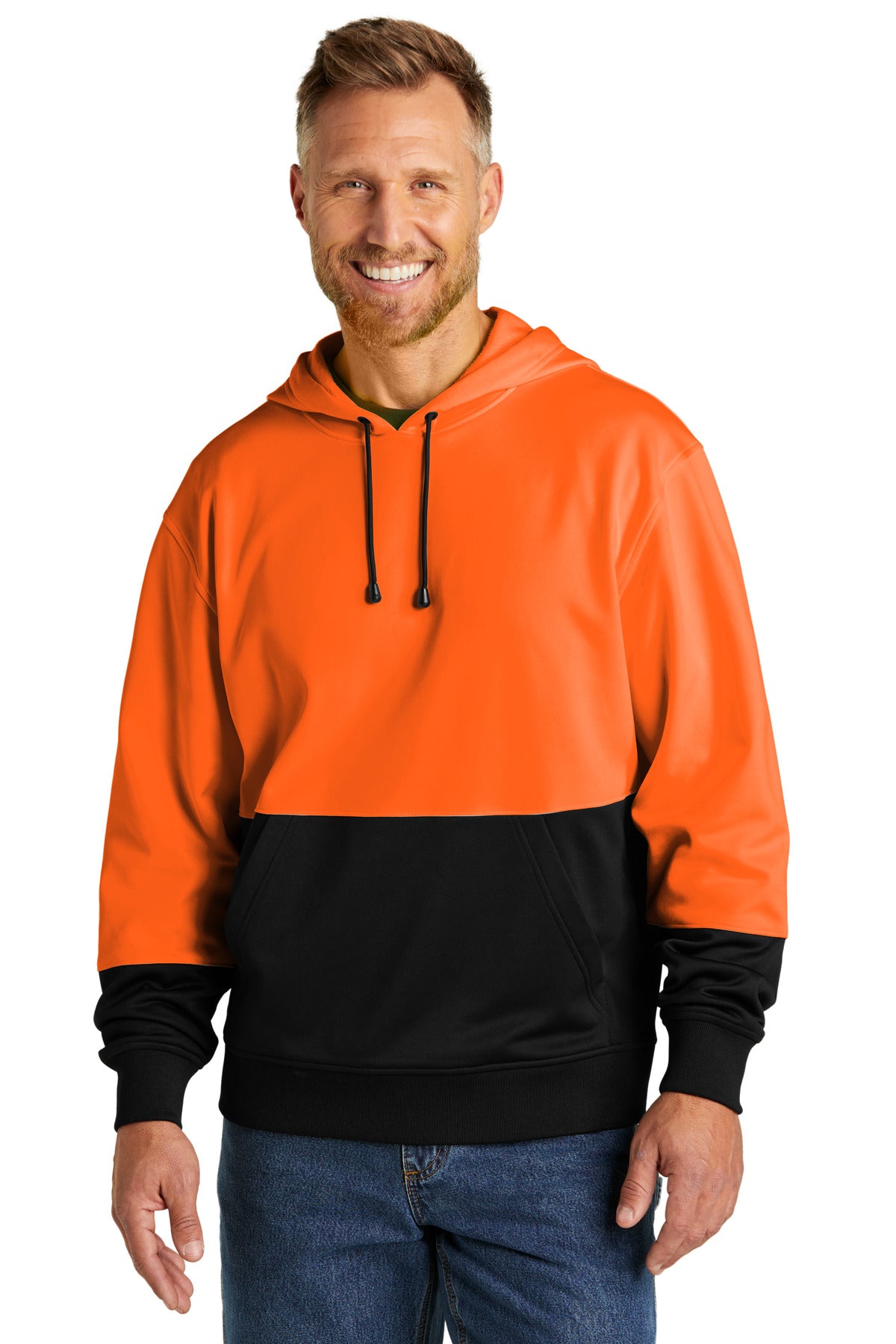 CornerStone ® Enhanced Visibility Fleece Pullover Hoodie CSF01 - CornerStone CSF01