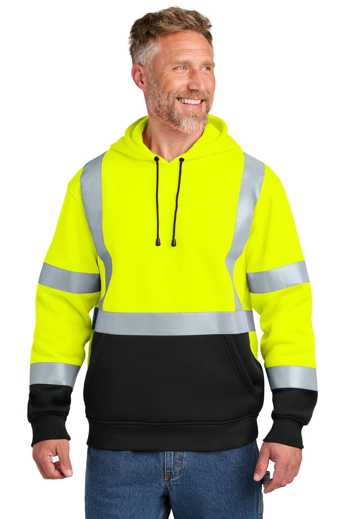 CornerStone 107 CSF301 ANSI Class 3 Heavy-Duty Fleece Pullover Hoodie