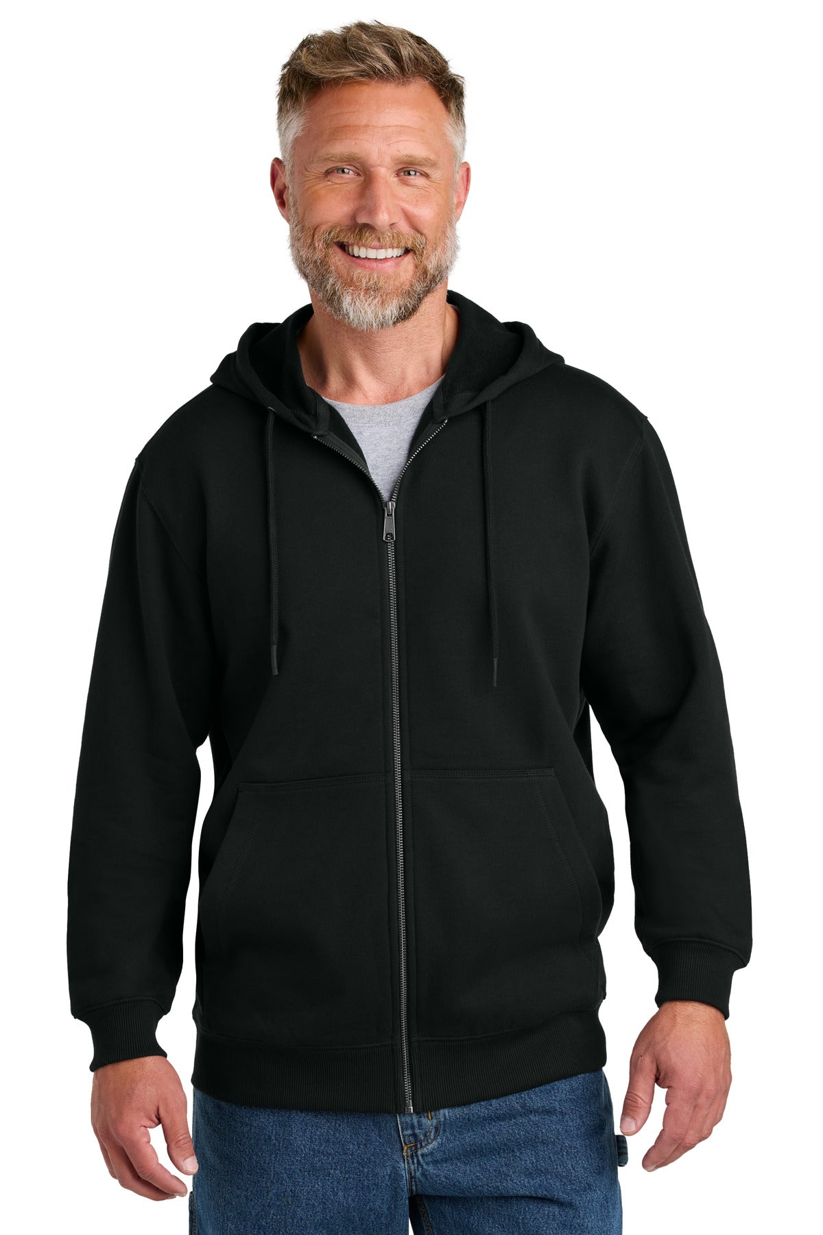 CornerStone CSF631 Tough Fleece Full-Zip Hoodie