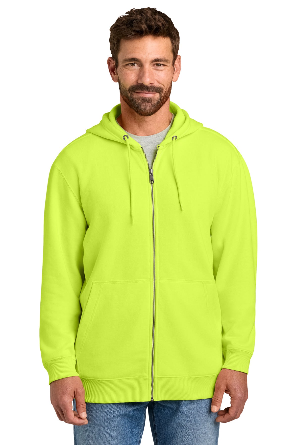 CornerStone CSF631 Tough Fleece Full-Zip Hoodie