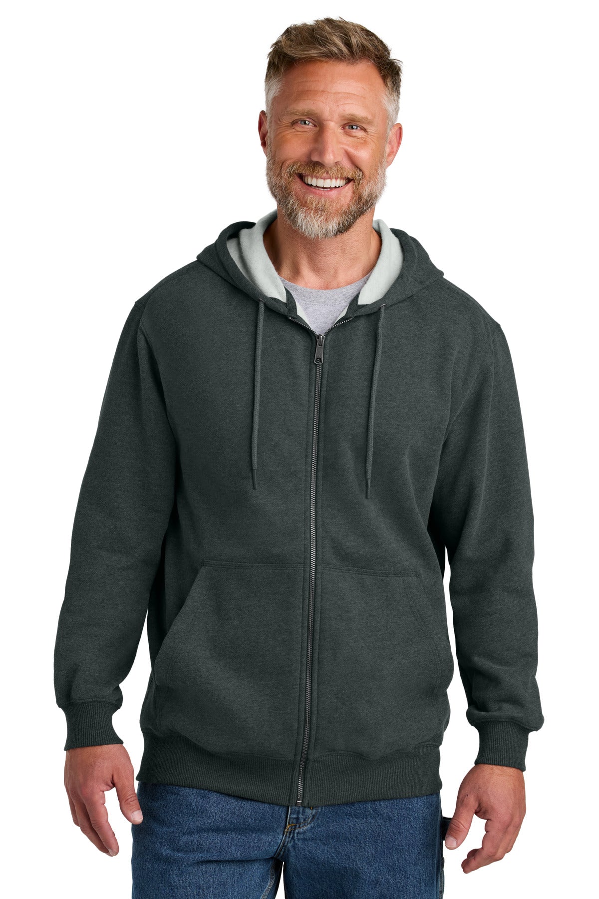 CornerStone ® Tough Fleece Full-Zip Hoodie CSF631 - CornerStone CSF631