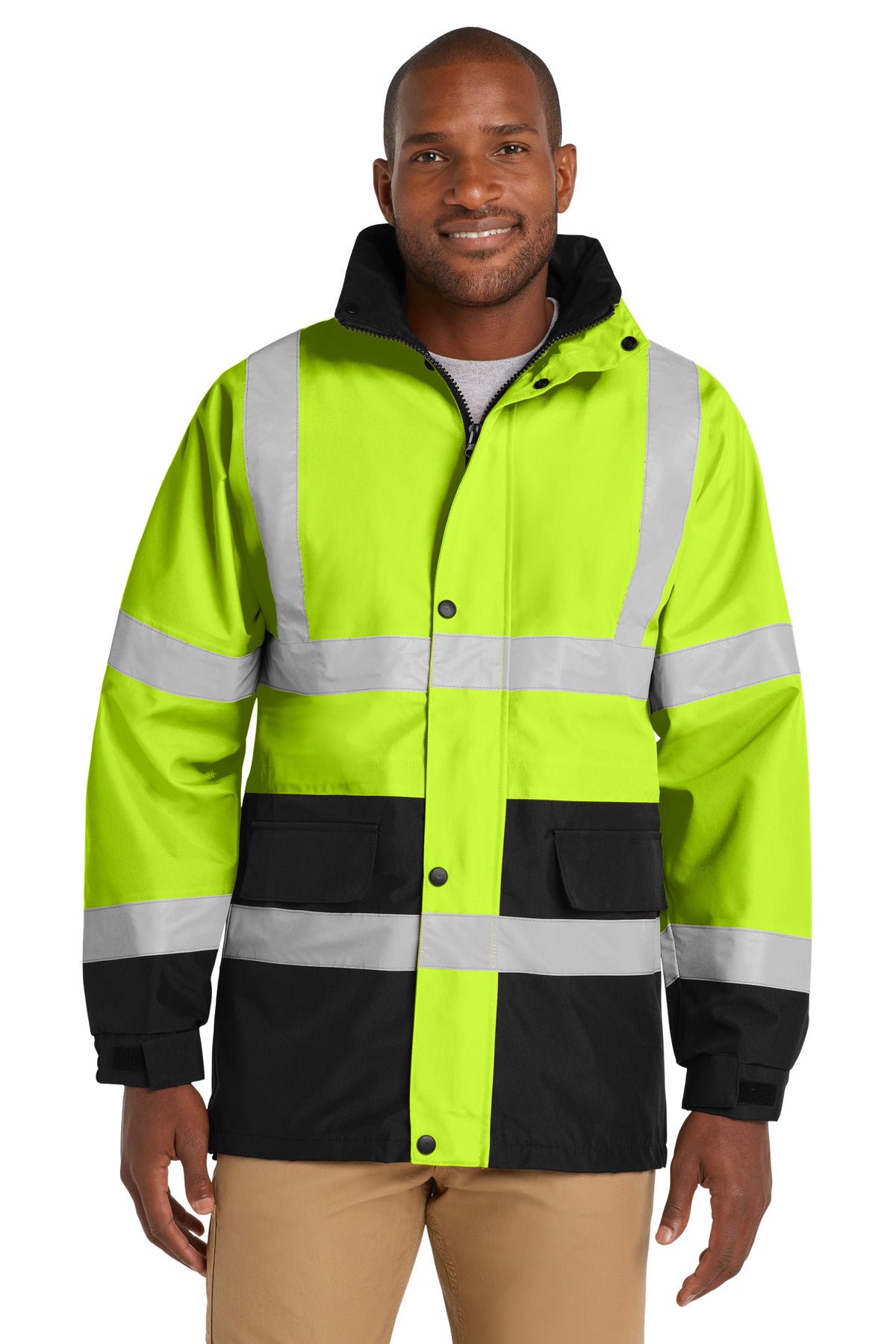 CornerStone ® - ANSI 107 Class 3 Waterproof Parka. CSJ24 - CornerStone CSJ24