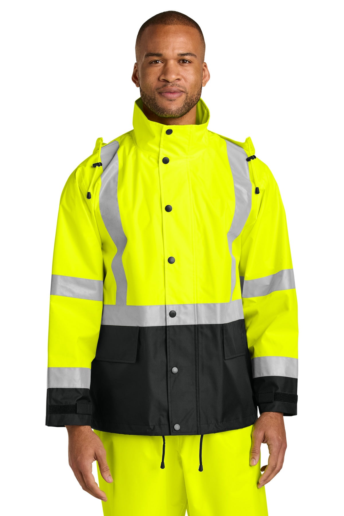 CornerStone ® ANSI 107 Class 3 Rain Jacket CSJ504 - CornerStone CSJ504